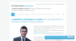 Desktop Screenshot of childheartspecialist.com